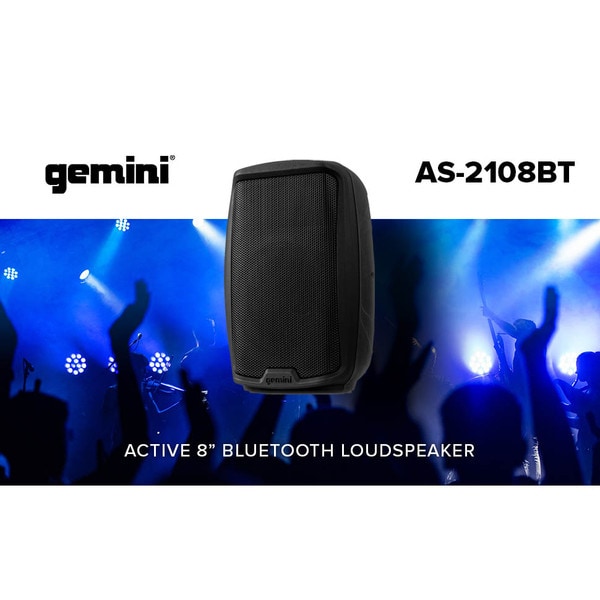 Main product image for Gemini AS-2108BT 8" Bluetooth Active Loudspeaker235-140